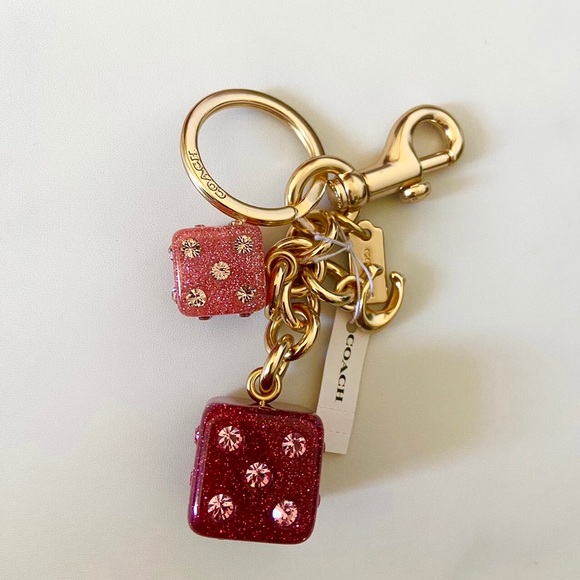 Coach Gold/Pink Multi
Dice Cluster Bag Charm - Picture 4 of 6